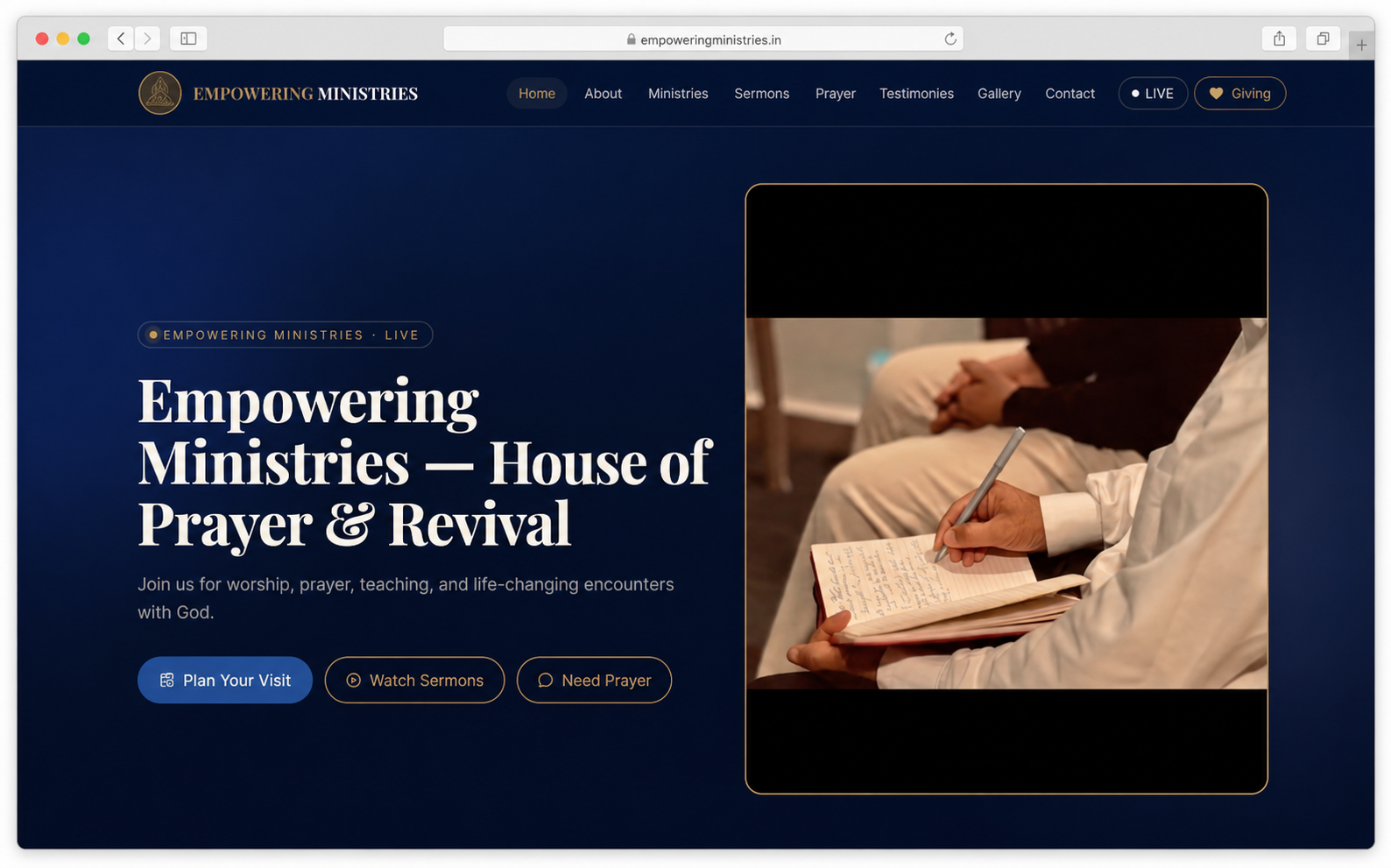 Community Church Website